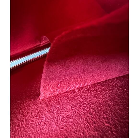 LOUIS VUITTON FUCHSIA RED ALMA WITH SILVER HARDWARE; LOCK & KEYS AND CLOCHETTE - Picture 13 of 14